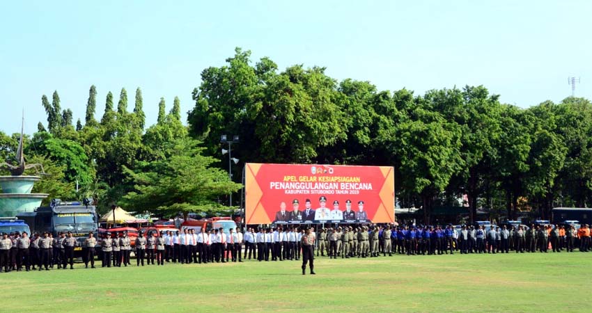 Apel Kesiapsiagaan Penanggulangan Bencana. (imam)