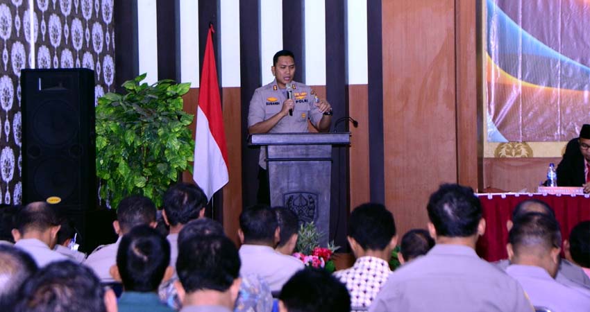 Hadiri Pelantikan PPK, Kapolres Situbondo Sampaikan Banyak Pesan