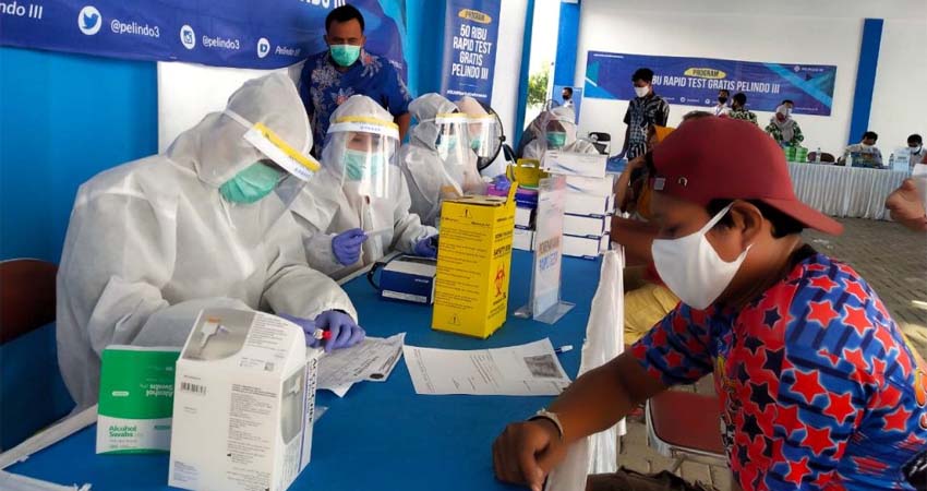 KSOP IV Panarukan dan PT Pelindo III, Gelar Rapid Test Gratis ke Masyarakat Nelayan