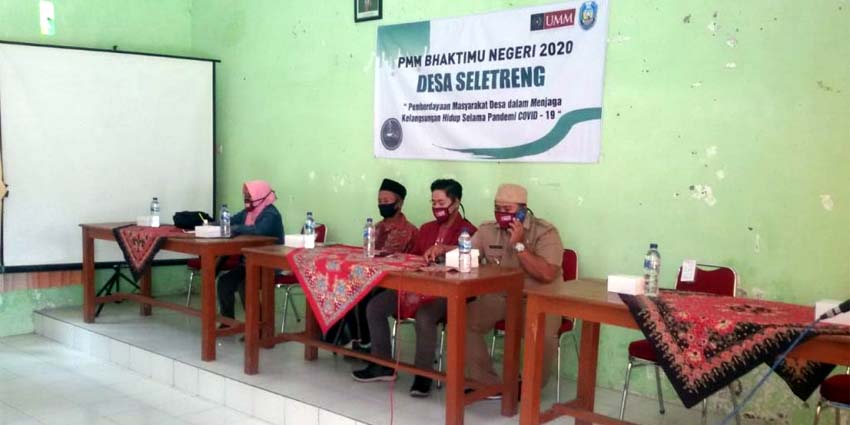 Pemdes Seletreng, Sambut Kedatangan Mahasiswa UMM