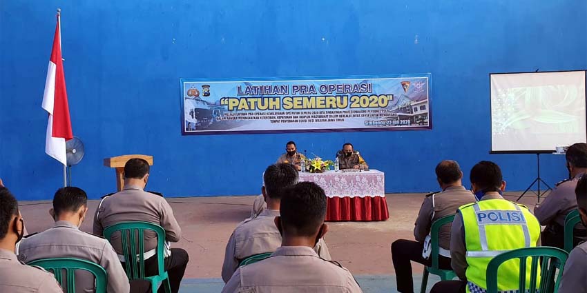 Latihan Pra Operasi Semeru 2020. (her/im)