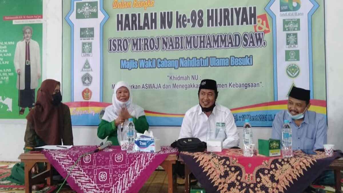 Hadiri Harlah ke 98 NU, Wabup Situbondo Berpesan Agar Masyarakat Memiliki Semangat Juang Seperti Ulama NU