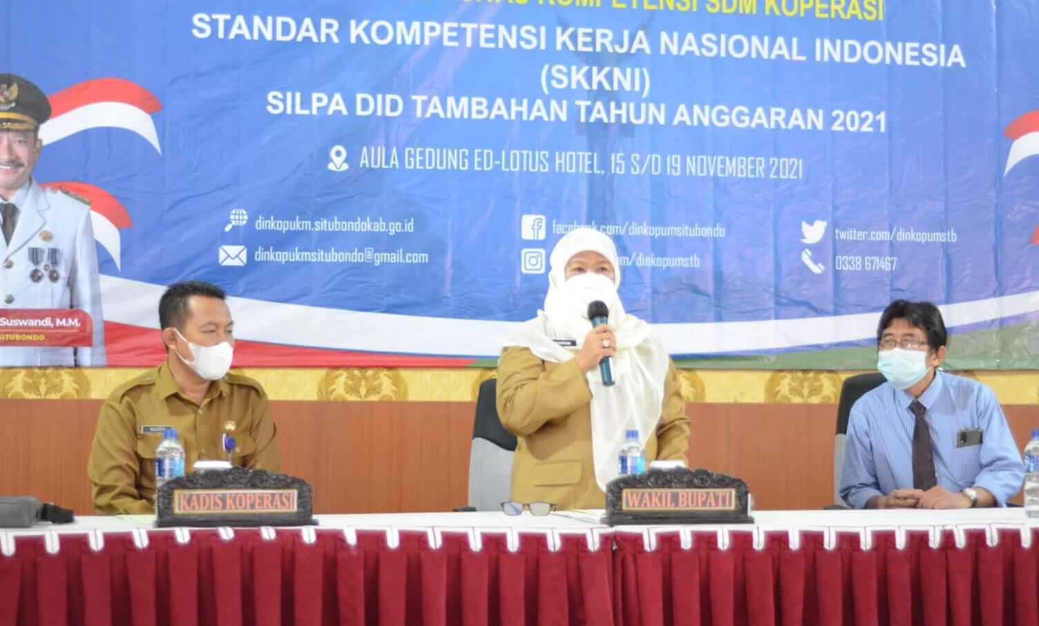 Wabup Situbondo Hadiri Pembukaan Pendidikan dan Latihan Peningkatan Pemahaman Koperasi