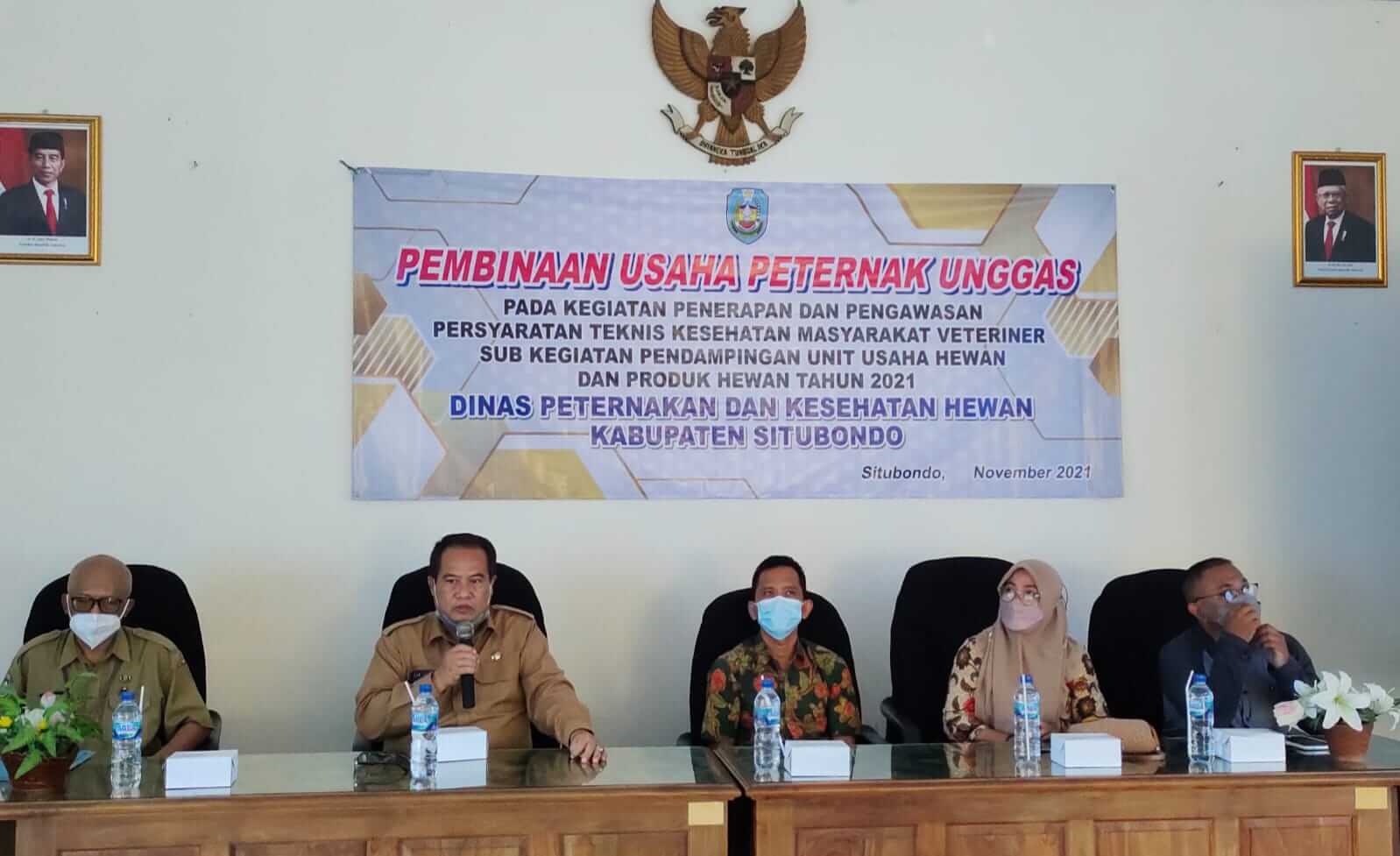 Disnakkeswan Situbondo Gelar Pembinaan Usaha Unggas