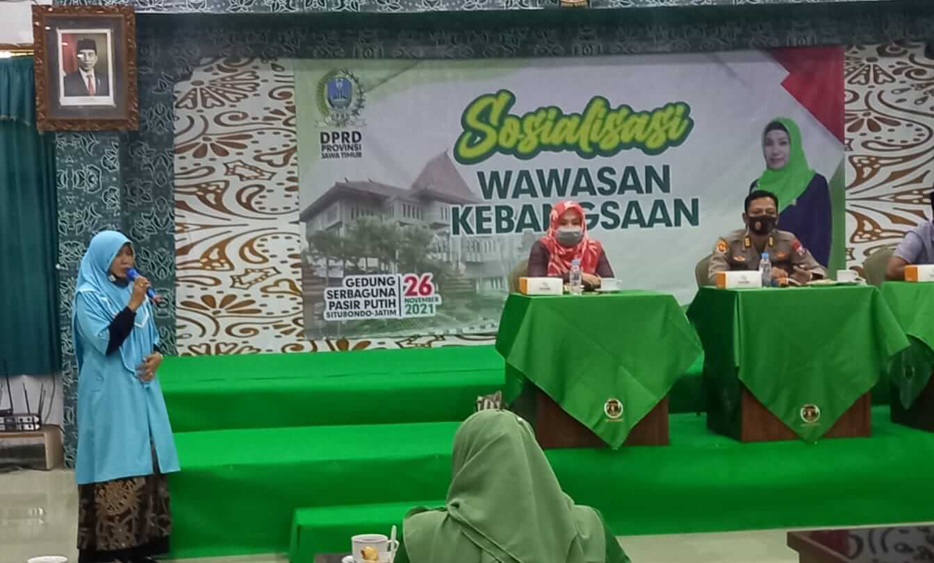 Anggota DPRD Provinsi Gelar Sosialisasi Wawasan Kebangsaan dengan Melibatkan Polres Situbondo