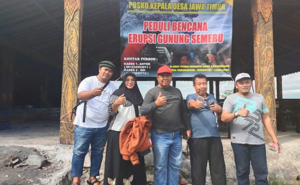 Apdesi Situbondo Salurkan Bantuan untuk Peduli Bencana Gunung Semeru