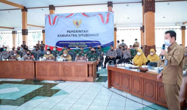 Rakor Pengendalian Covid-19, Bupati Situbondo Minta Kecamatan Banyuputih dan Asembagus menjadi Prioritas Penanganan