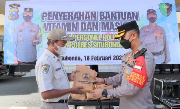 Peringati HUT ke-41 Satpam, Kapolres Situbondo Ingatkan Partisipasi Menjaga Kamtibmas dan Penanggulangan Covid-19