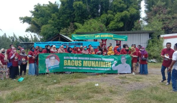 Ratusan Relawan Bagus Muhaimin Situbondo Deklarasi Gus Muhaimin Presiden 2024