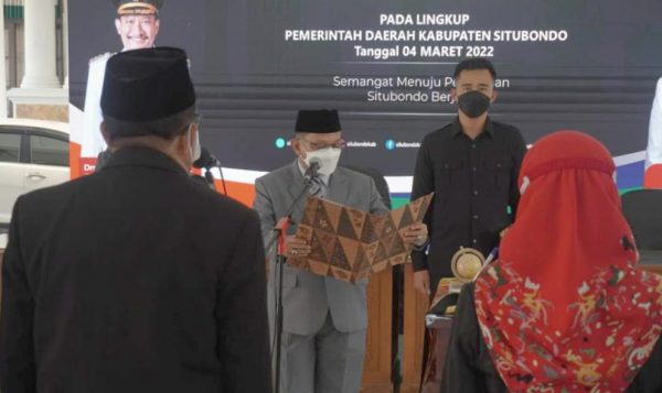 Bupati Situbondo Lantik 14 Jabatan Tinggi Pratama hingga Fungsional