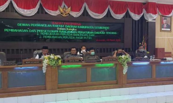 DPRD Situbondo Gelar Rapat Paripurna Bahas Pembubaran Perusda Pasirputih dan Banongan