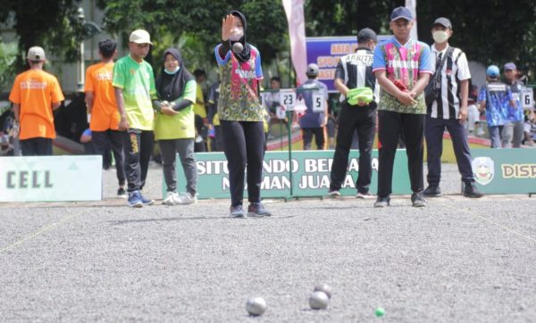 Jelang Porprov, Wabup Khoirani Buka Kejuaraan Petanque Bupati Cup Situbondo