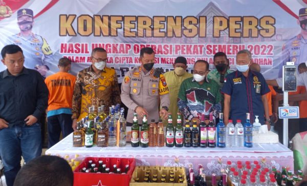 Polres Situbondo Rilis Hasil Operasi Penyakit Masyarakat