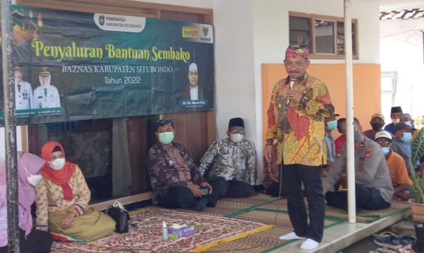 Lingkungan Parse Situbondo Jadi Jujugan Penyaluran Bantuan Baznas