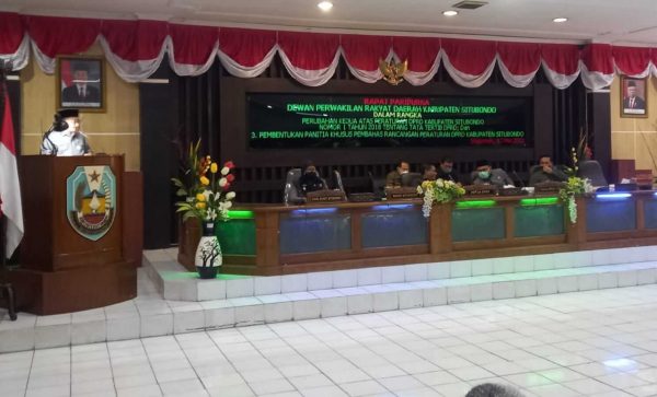 Paripurna Raperda Dana Cadangan Pilkada 2024, Bupati Situbondo Usulkan Dana Rp 30 Miliar