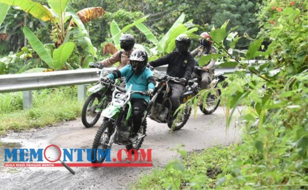 Ngetrail Bareng Menuju Festival Petik Kopi Situbondo, Bupati Karna Janjikan Perbaikan Jalan