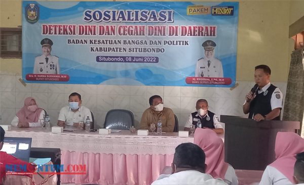 Gandeng Komunitas Intelijen Daerah, Kesbangpol Situbondo Gelar Sosialisasi Deteksi dan Cegah Dini