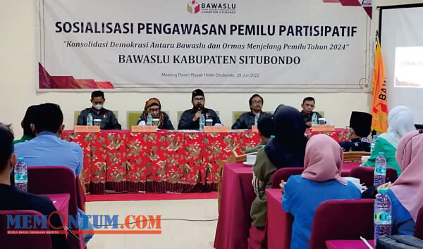 Gandeng Ormas, Bawaslu Situbondo Gelar Sosialisasi Pengawasan Pemilu Partisipatif