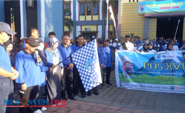 Bupati Karna Hadiri Jalan Santai Penutupan Peringatan HUT Smasa Situbondo