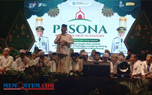 Bupati Karna Suswandi Buka Gelaran Pekan Salawat Nusantara Situbondo