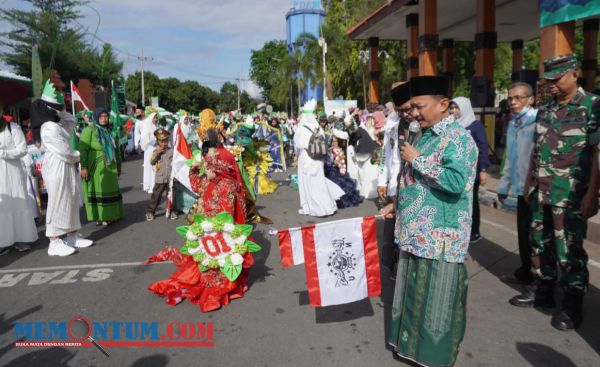 Peringati Satu Abad NU, Bung Karna Lepas Pawai Ribuan Siswa Siswi TK dan RA Situbondo