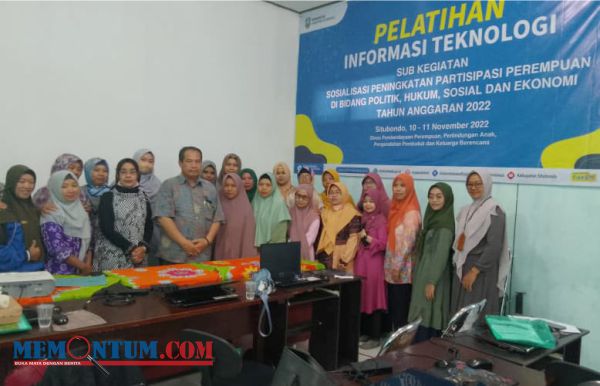 DP3AP2KB Situbondo Gelar Pelatihan Informasi Teknologi untuk Perempuan