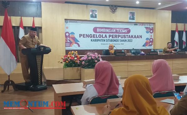 Dinas Perpustakaan dan Kearsipan Situbondo Gelar Bimtek Pengelolaan Perpustakaan