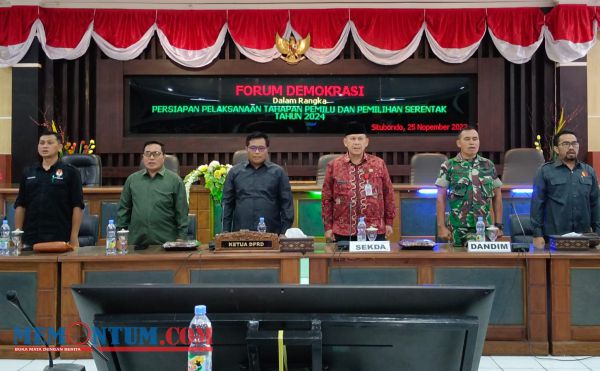 Jelang Pelaksanaan Pemilu dan Pilkada, Kesbangpol Situbondo Gelar Forum Demokrasi