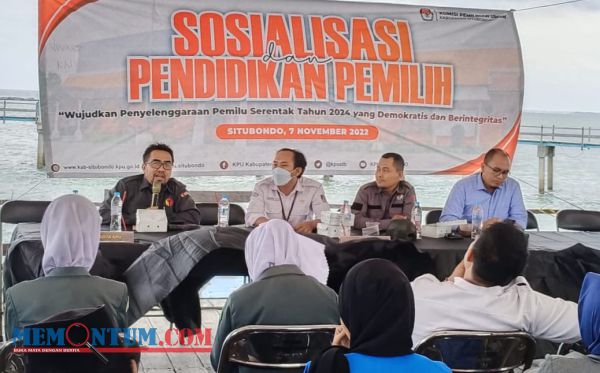 Sambut Pemilu Serentak 2024, KPU Situbondo Gelar Sosialisasi Pendidikan Pemilih