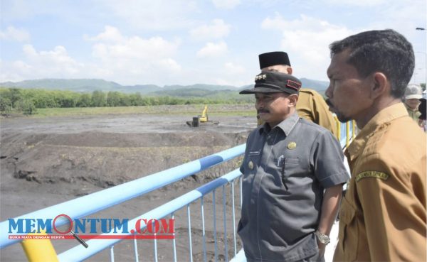 Tinjau Bendungan Sampeyan Baru Situbondo, Bupati Karna Usulkan Pengerukan Sedimen