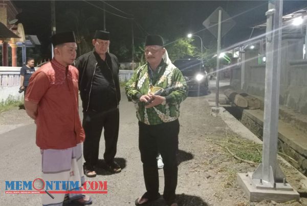 Sidak Pemasangan PJU di Dua Kecamatan, Bupati Karna Minta Penempatan PJU Tak Asal Pasang