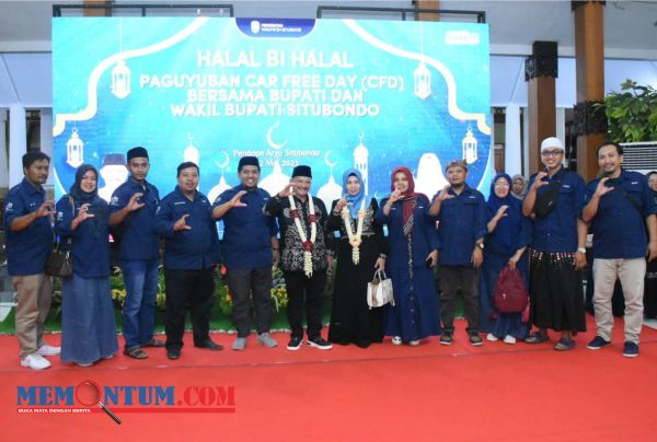 Bupati Situbondo Gelar Halal Bihalal dengan Ratusan Pedagang Car Free Day