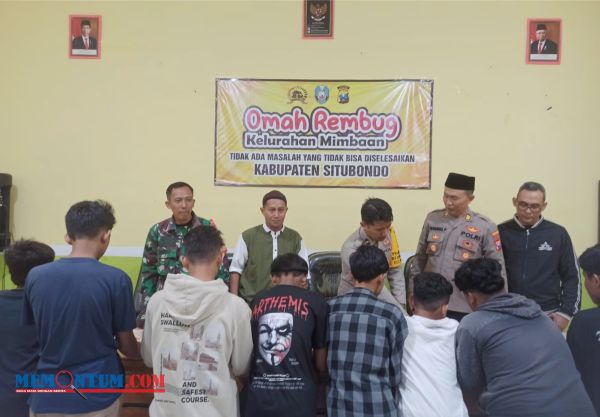 Delapan Remaja SMP Terlibat Dugaan Pencurian Buah Dimediasi Polisi RW Polsek Panji Situbondo
